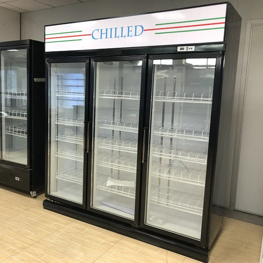 Commercial Top Mounted Refrigerated Merchandiser Beverage Chiller Refrigeration Cooler Display Unit
