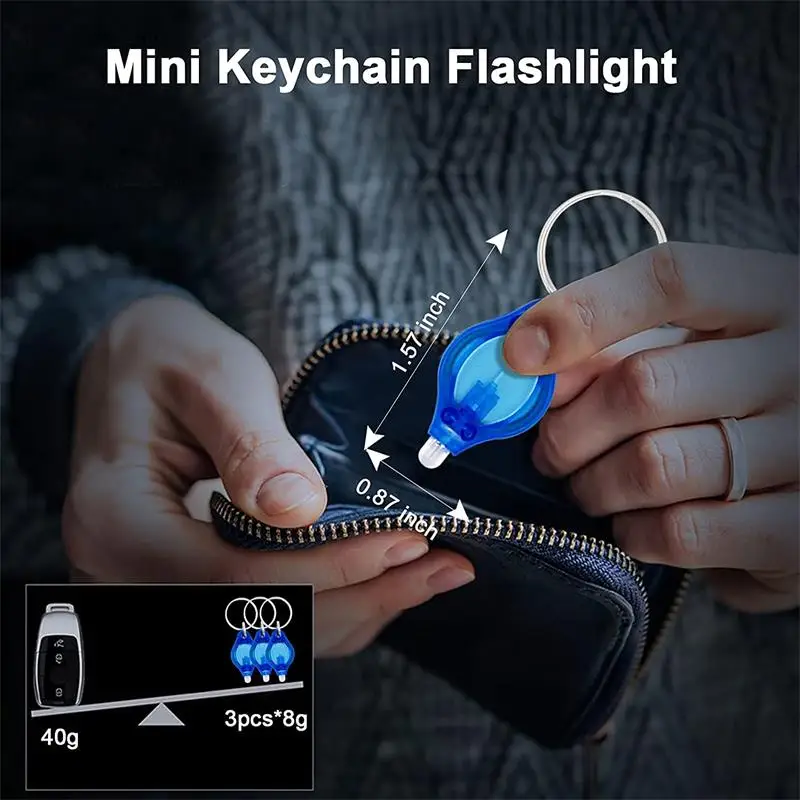 Promotional Gift UV Keychain Mini Torch Cheaper UV Purple 395nm Flash Light for Currency Money Detector