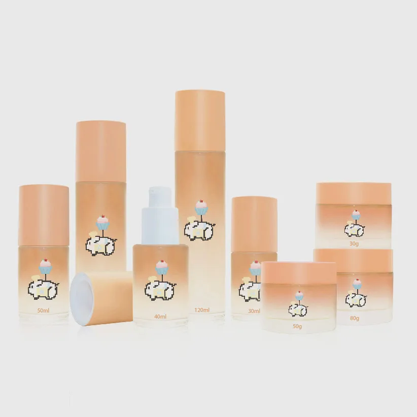 Cosmetic  PET plastic hand lotion wash liquid foaming soap bottles hair oil shampoo spray bottles