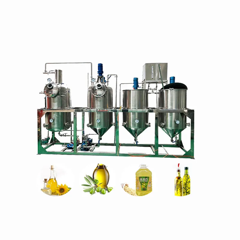 Vegetable cooking oil wholesale price refined soybean peanut rapeseed sunflower corn oil refined machine supplier