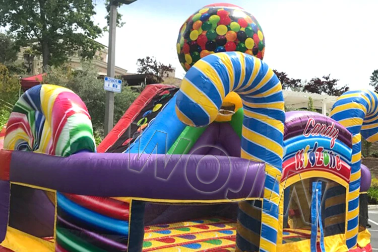 inflatable candy kids zone jumping house