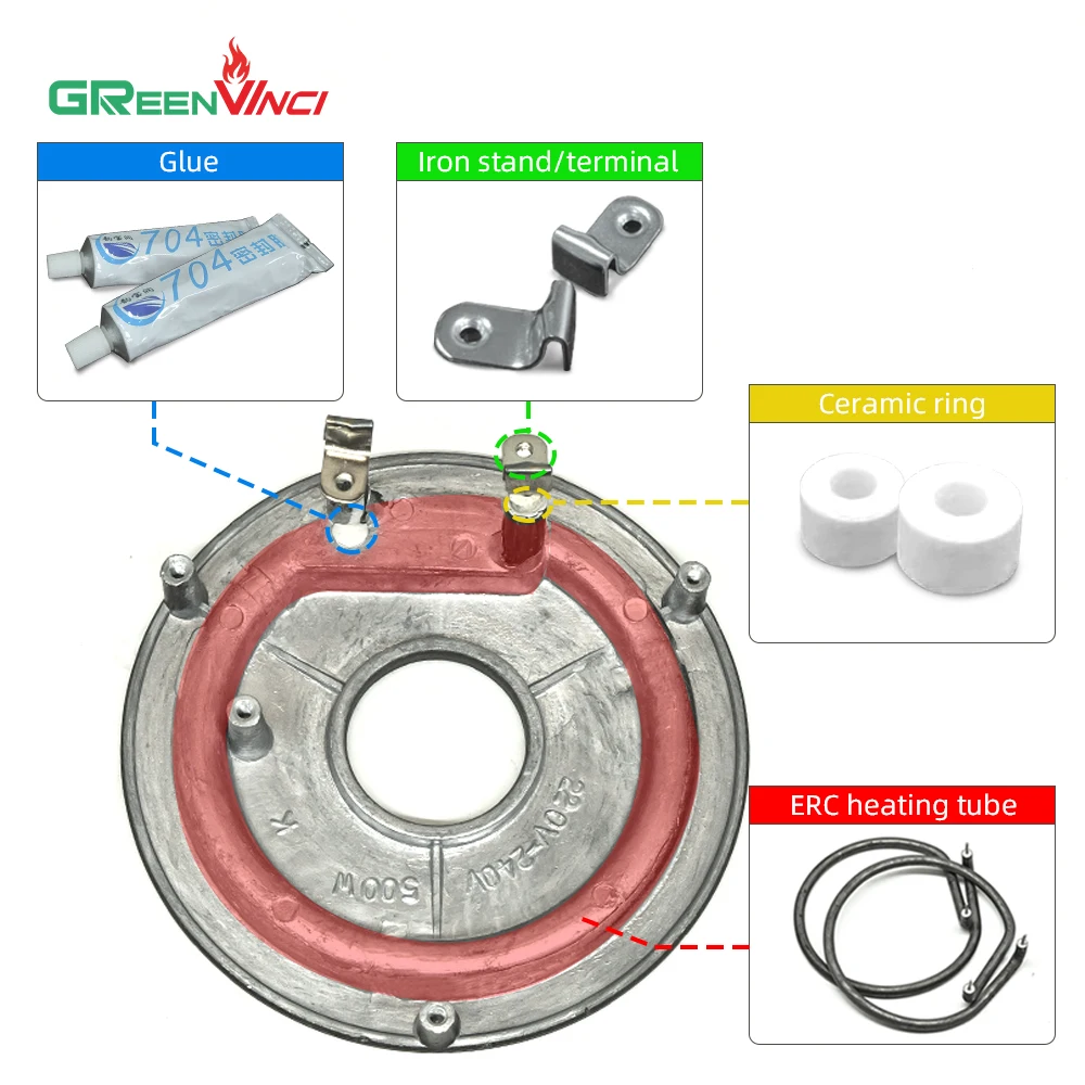 Davinci factory wholesale OEM custom aluminum heat transfer rice cooker electric pressure cooker heating plate