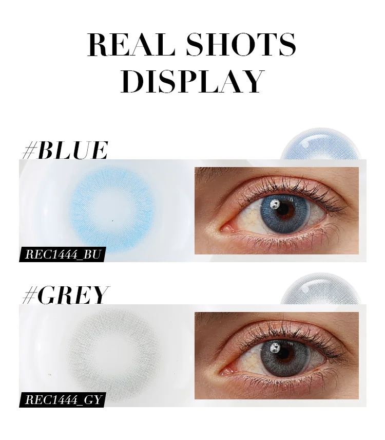 ILLUSION wholesale color contact lens Super Natural look 14.2mm Korean soft cosmetic colored contacts contact lenses