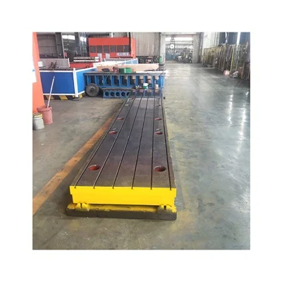 good quality precision cast iron surface plate with t-slot