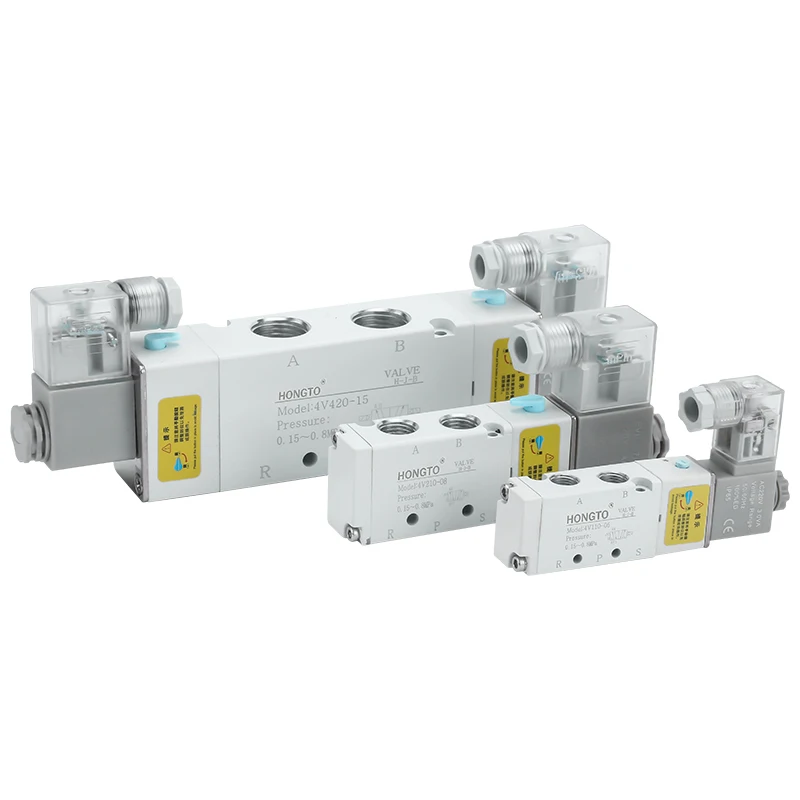 Pneumaticpro Airtact type Aluminum Alloy 4V110-06 4V120-06 4V130-06 air pneumatic solenoid valve