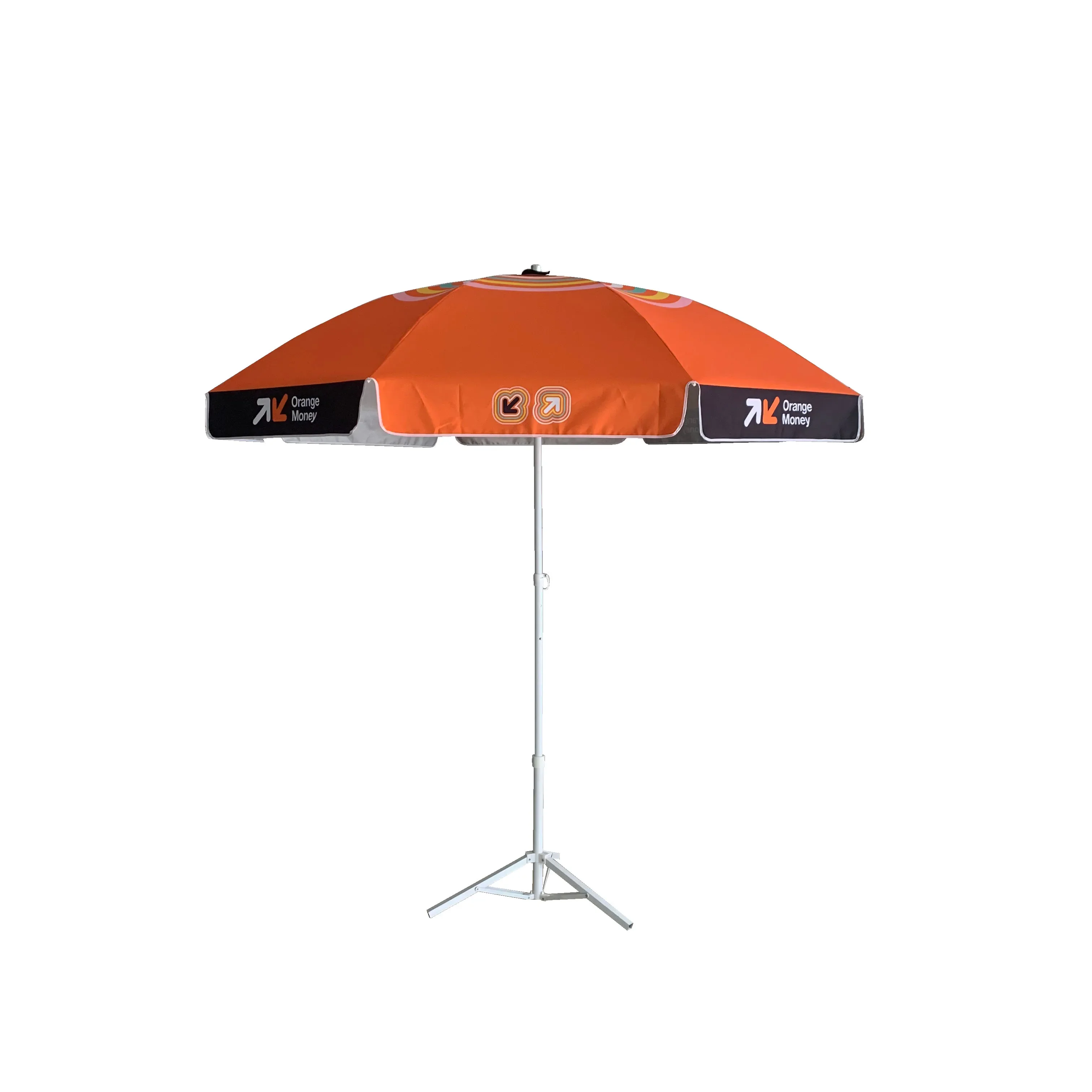 Custom Canopy Commercial Big Size Sun Garden Outdoor Parasols Beach Patio Umbrellas & Bases