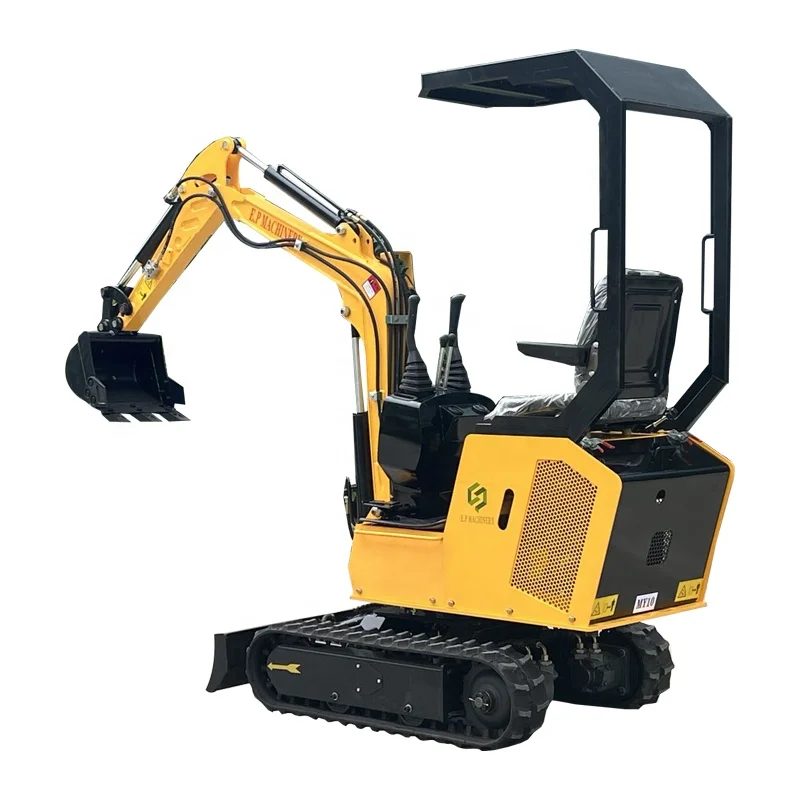 Portable New Electric 1Ton Small Battery Micro Digger Prices List Crawler Mini Excavators Towable Backhoe 1T Compact Baggers
