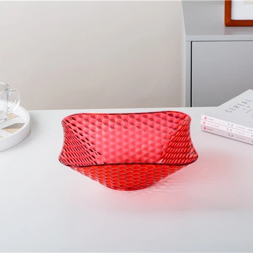 
New products eco-friendly custom logo square snack fruit plates sets dinnerware plastic plate 