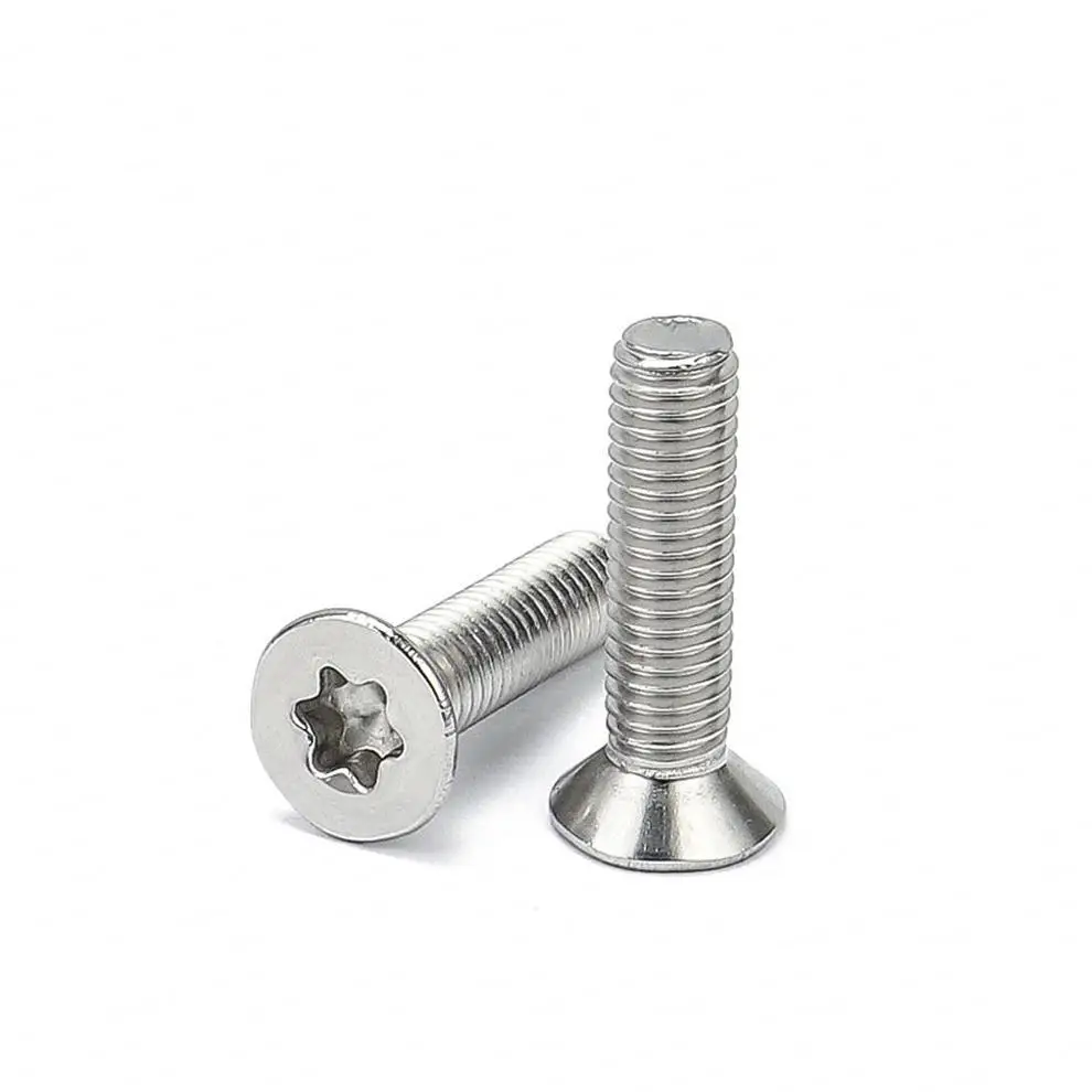 SDPSI DCT M2 5 м3 M4 M5 M6 M8 Нержавеющая сталь SUS304 потайной винт Torx с плоской головкой шестигранные винты GB2673