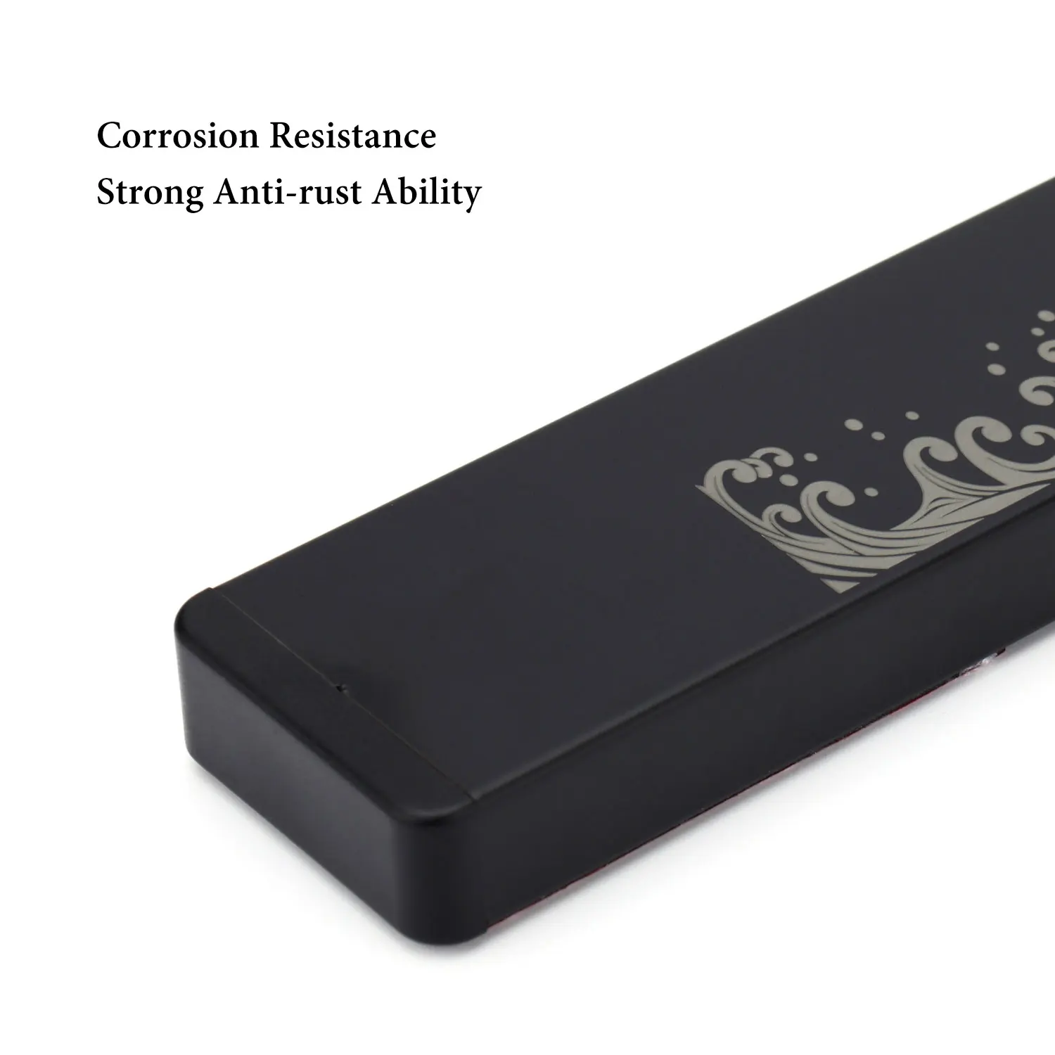 Black Wall Mounted Magnet Netherlands Kitchen Knives Holder Strip Stainless Steel Magnetic Knife Rack