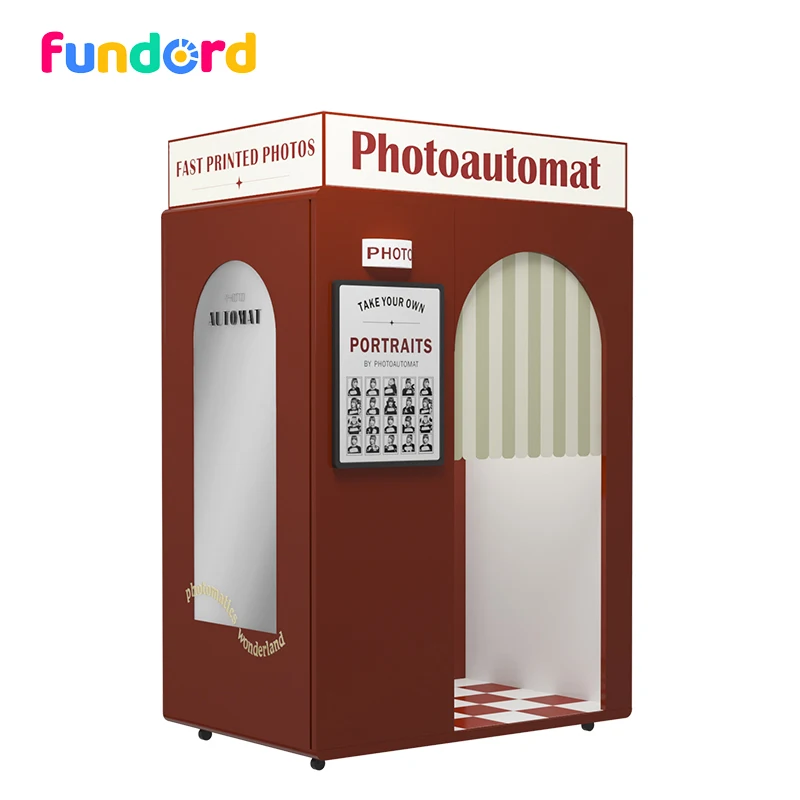 Fundord 2024 photo booth shell cabin photo booth machine with printer