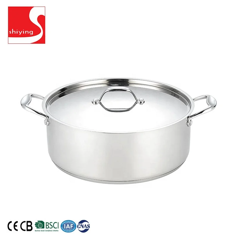 SY-kitchenware  china factory supplier Classic Stainless Steel Cookware, Stock Pot