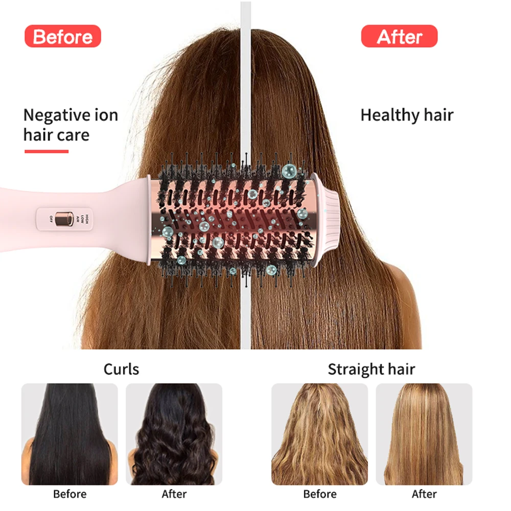 Ulelay Upgraded Electric Straightening Curly Hair Straightener Ceramic Press Comb Hair Straightener Pressing Electric Hot Comb