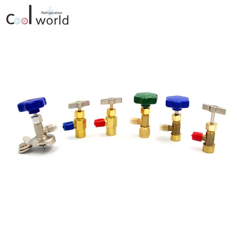 CT-341 1/4 SAE Auto AC Can Tap Valve Bottle Opener For R22 R134a R410A Gas Refrigerant