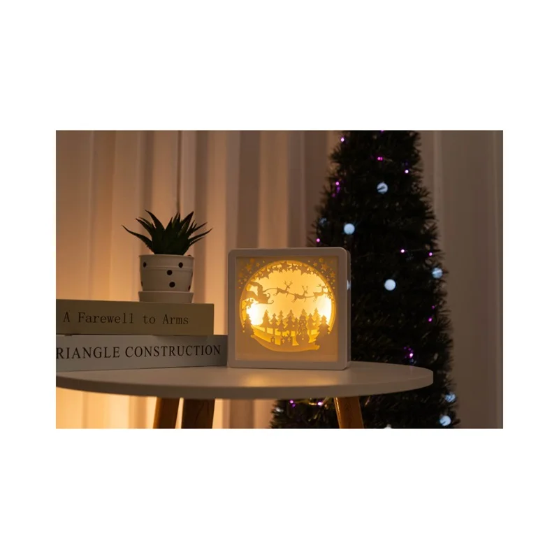 2021 hot sell 3d christmas paper crafts handmade christmas crafts babies first christmas crafts