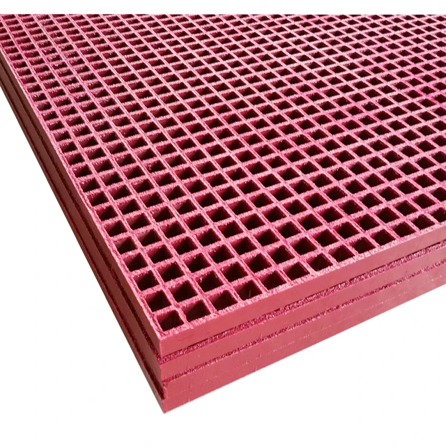 Glass fiber reinforced plastic grille in car wash room