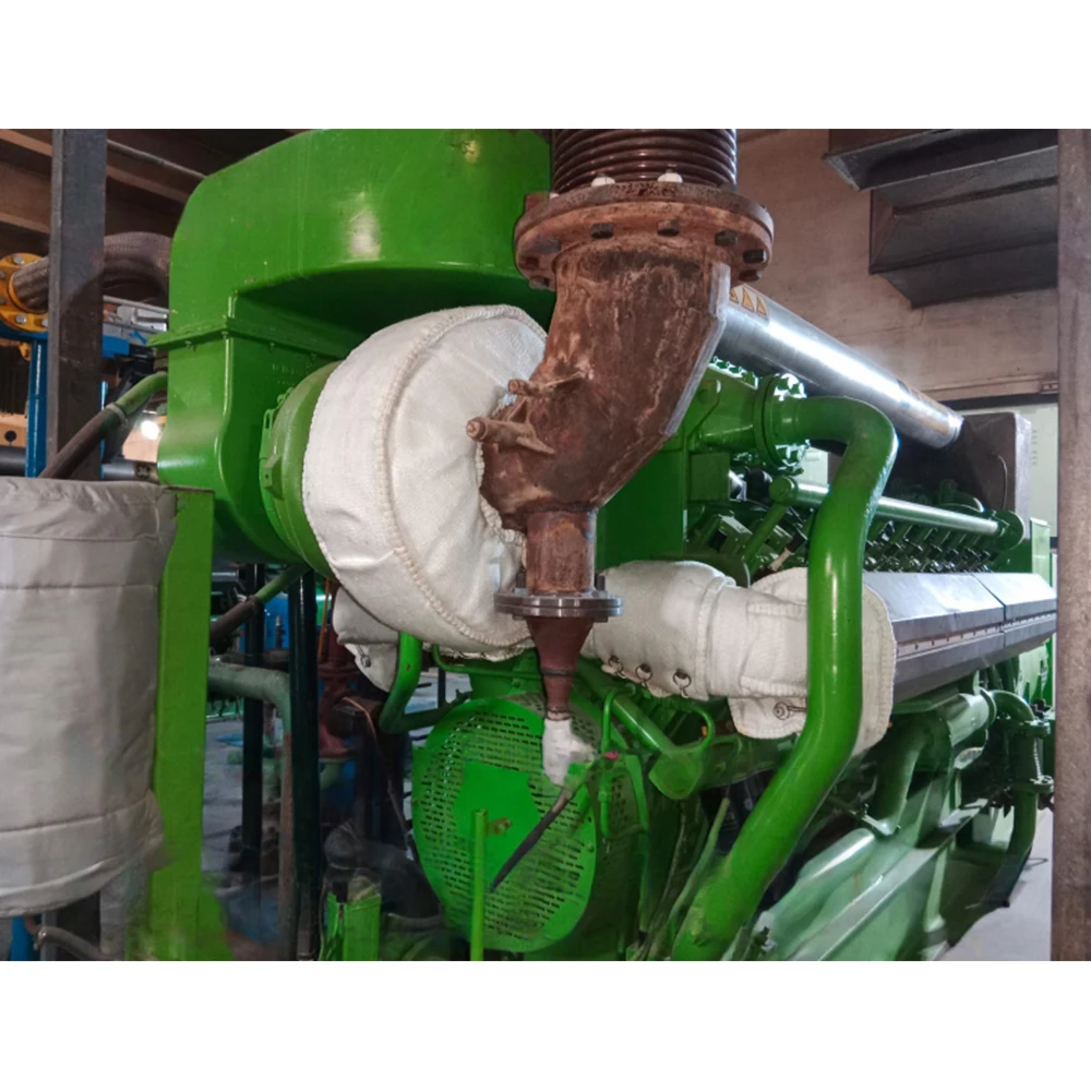 High Quality Titanium Polyethylene Insulation Removal Jacket for Jenbacher Engine JGS 320 Exhaust for Industrial Use