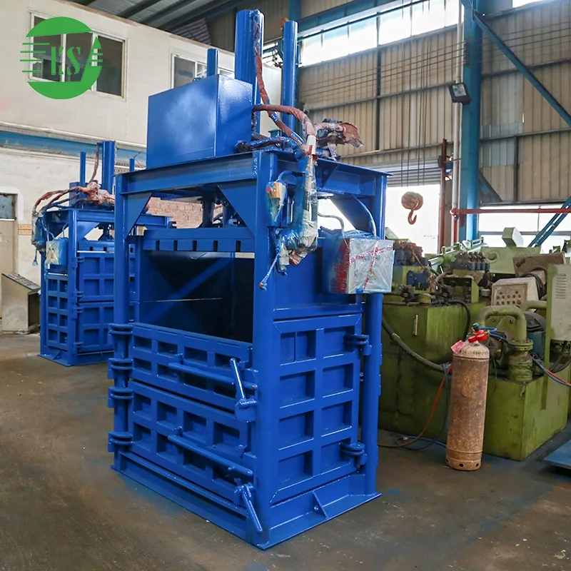 YJ-30 carton recycling used clothes baler machine compress