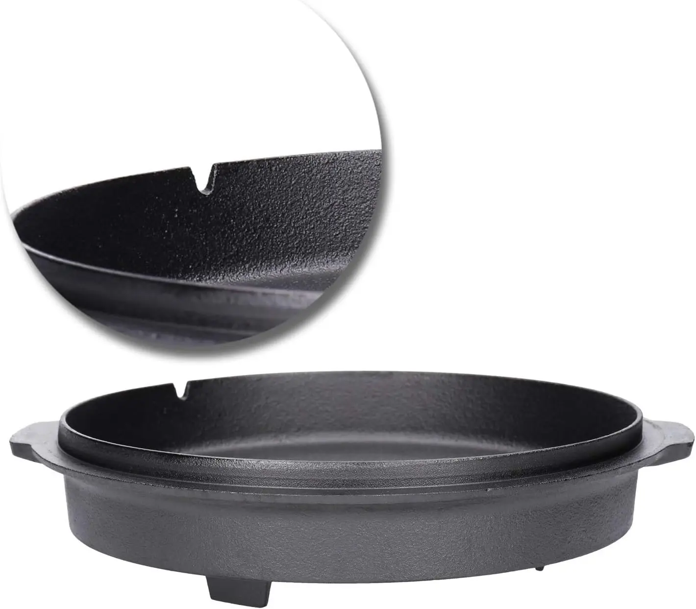 Kitchen Ware Non Stick Pre-seasoned Cast Iron Pot Dutch Oven Black Cookware Pot For Outdoor Picnic With Lid And Lapper