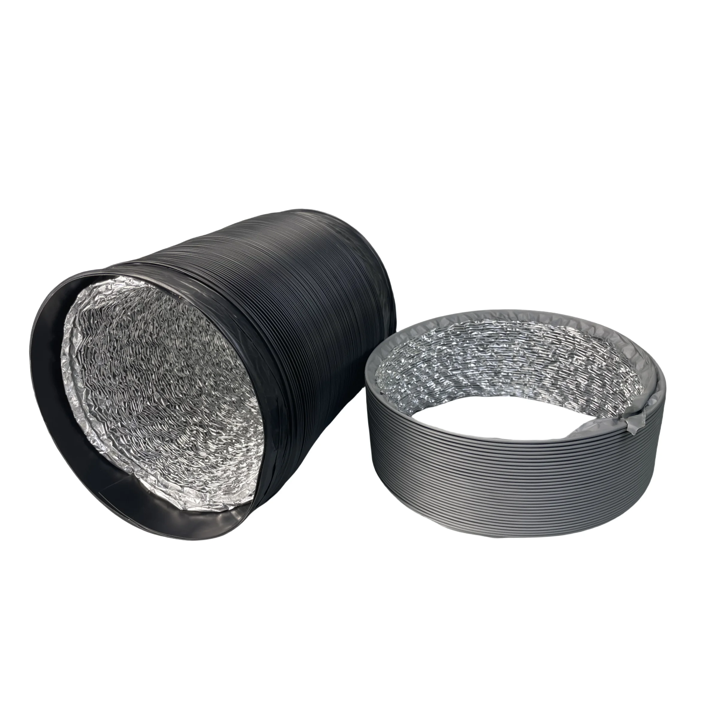 High Quality 6-Inch*1M Pvc Air Flexible Ducting Hose Steel Wire  Ventilation Fan Flexible Air Duct For Garage