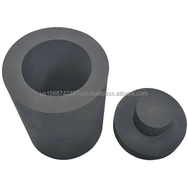 High Strength Artificial Raw Carbon Graphite Crucible For Casting