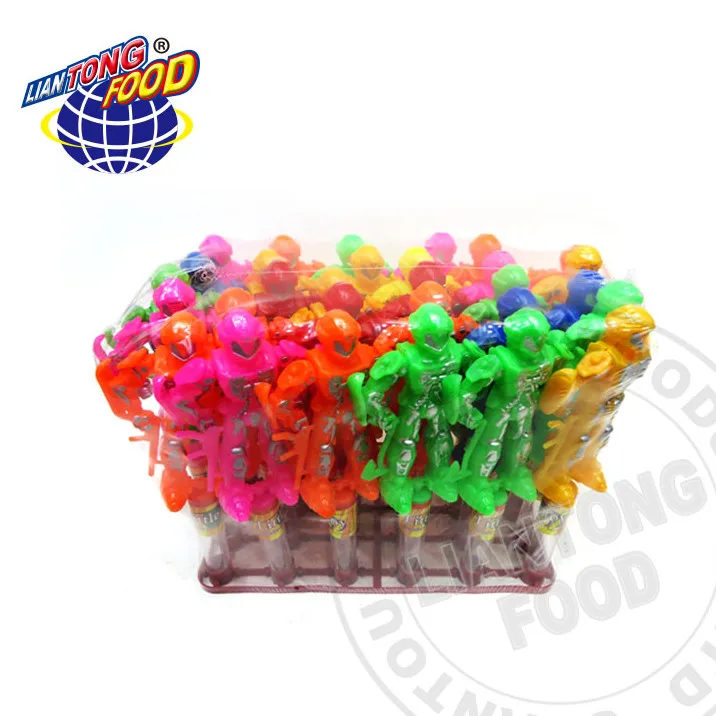 fighter toy with candy