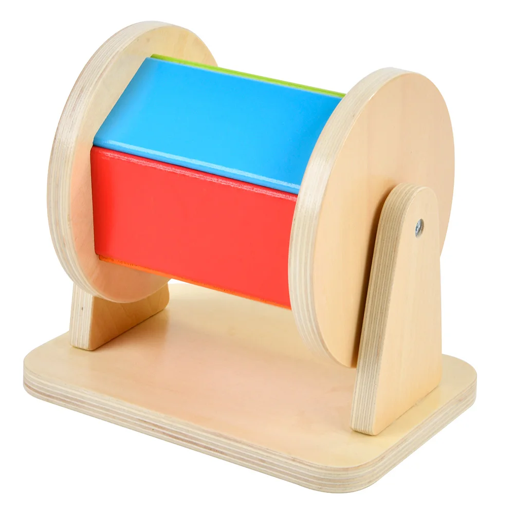 Montessori Full-Size Spinning Drum Montessori Toys for Infant 6 - 12 Months 1 Year Old Babies Toddlers (Typical)