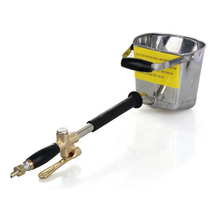 Cement wall Hopper Spraying Gun air pneumatic mortar spray gun for sale
