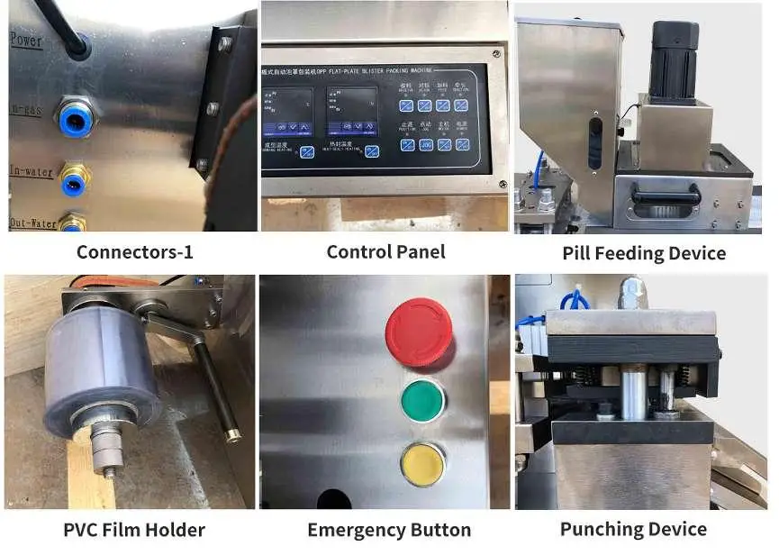 Small Mini Automatic Pvc Tablet Capsule Blister Packaging Machinery High Efficiency Tablet Blister Packing Machine