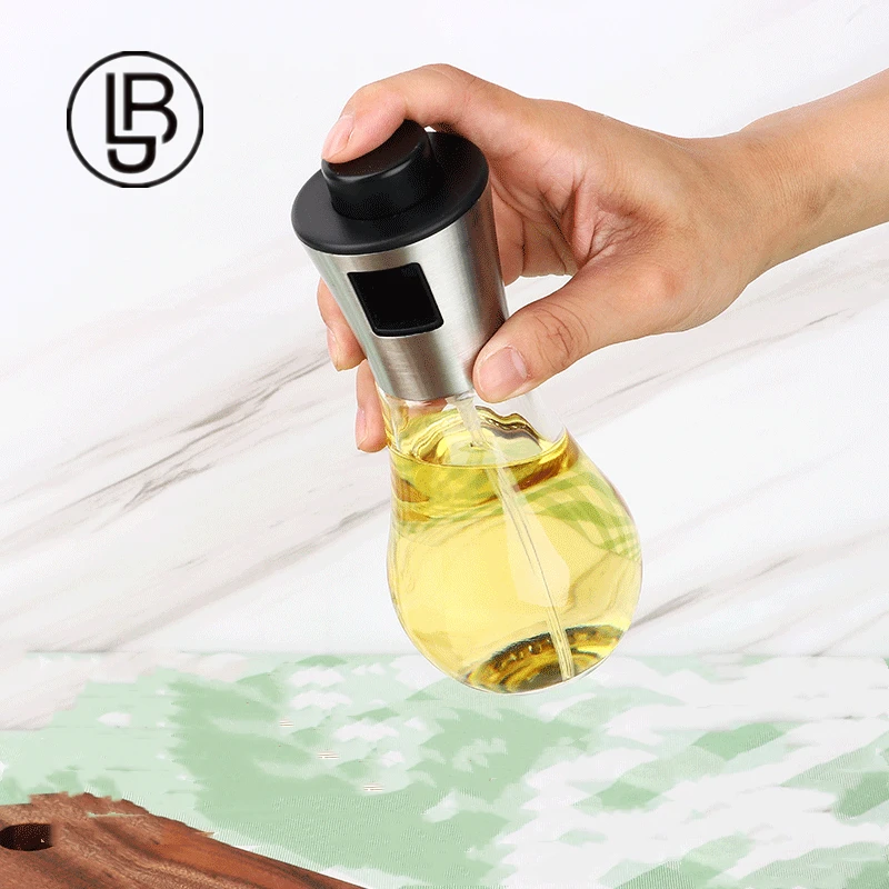 High Quality BBQ Barbecue Glass Olive Kitchen Oil Sprayer Spray Bottle Oil Sprayer For Cooking
