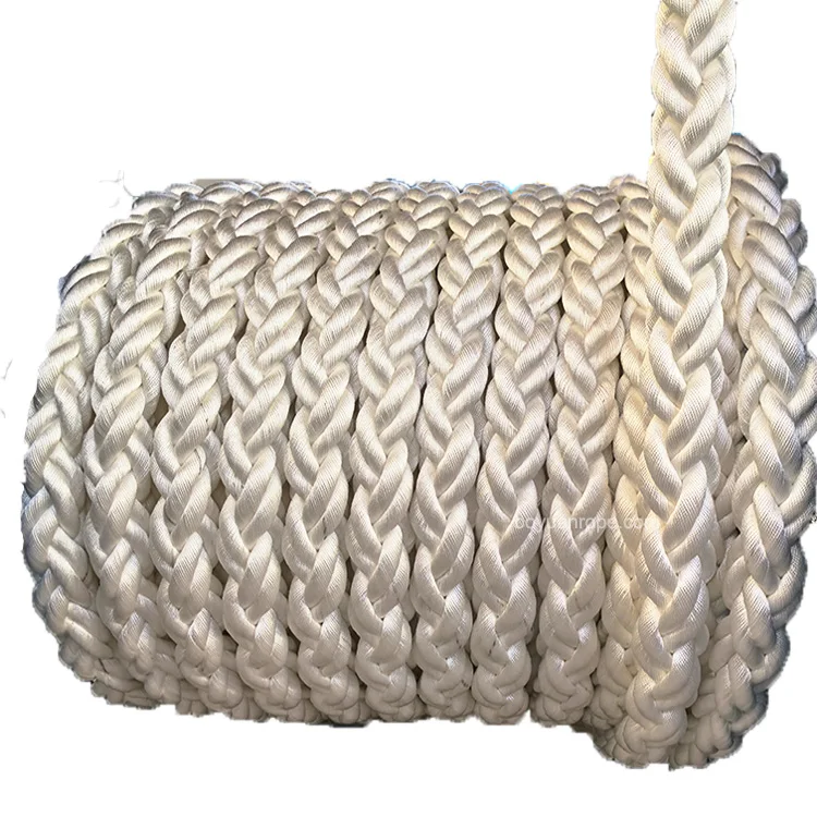 Nylon Rope Manufacturers  High Strength Marine Mooring Braided Twist Nylon Rope With 50 Mm80Mm Custom Color