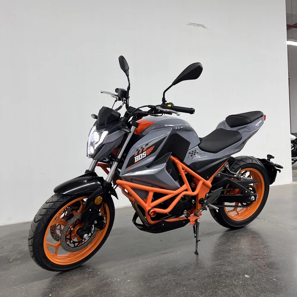 RACING MOTORCYCLE 1 Cylinder,4 stroke Air Cooled Electric+kick start double Disc brake single Disc brake Hydraulic Suspension
