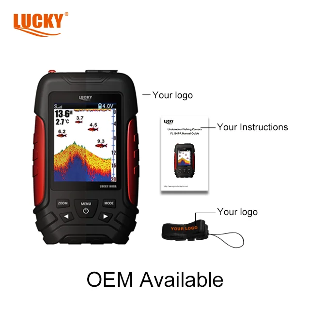 Lucky FL168LiC-WT striker fishfinders sonar para pesca bom e barato