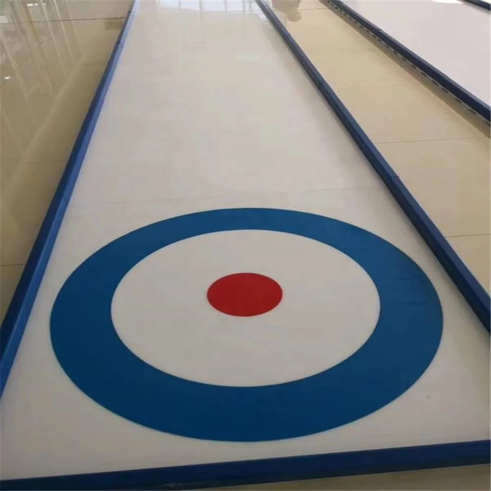 ZSPE Customized Durable UHMWPE Curling Floor Sheet Curling Game Board For Curling Training Sports