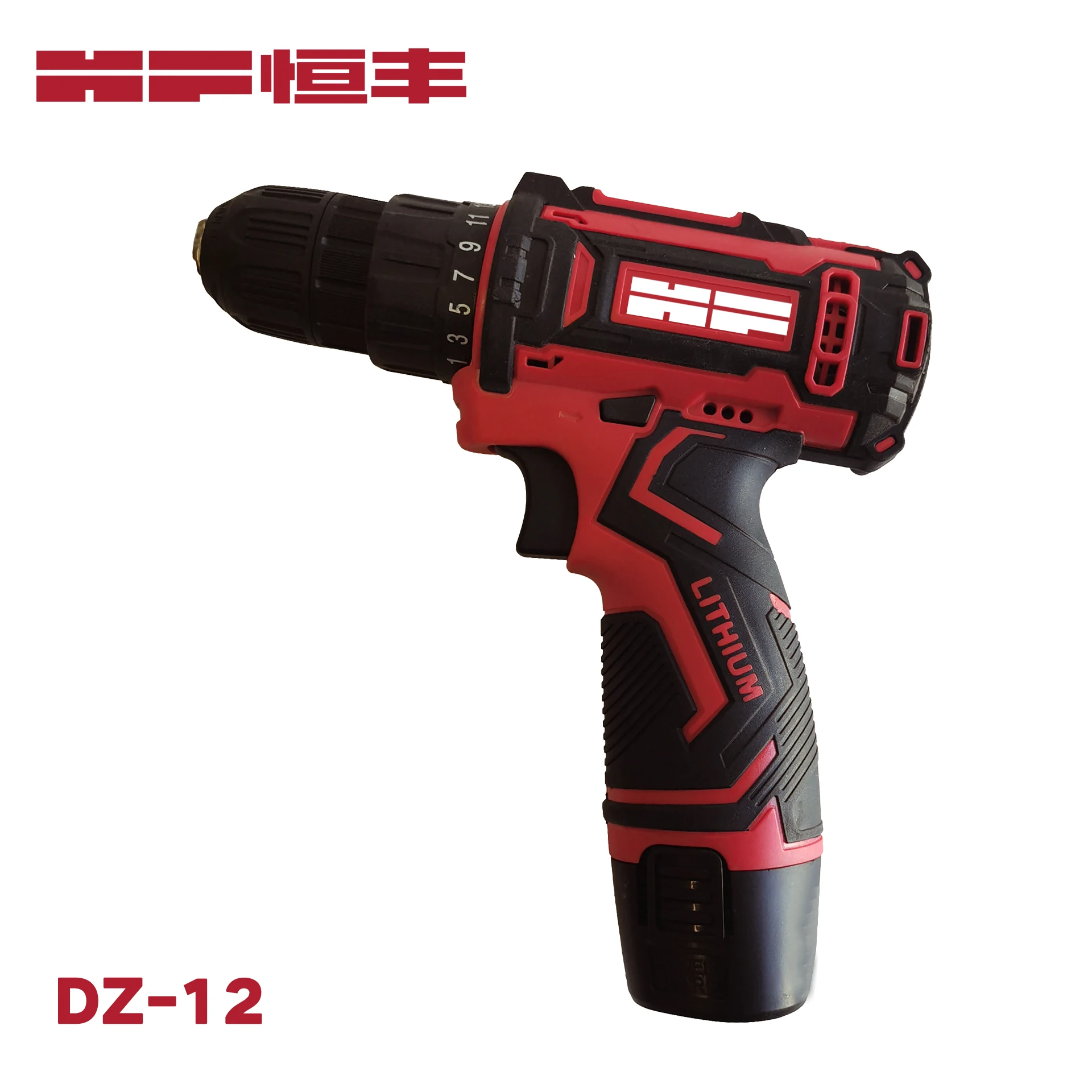 HENGFENG DZ-12 li-ion battery 12V 18V 21V power tools dc cordless hand rechargeable drill cordless