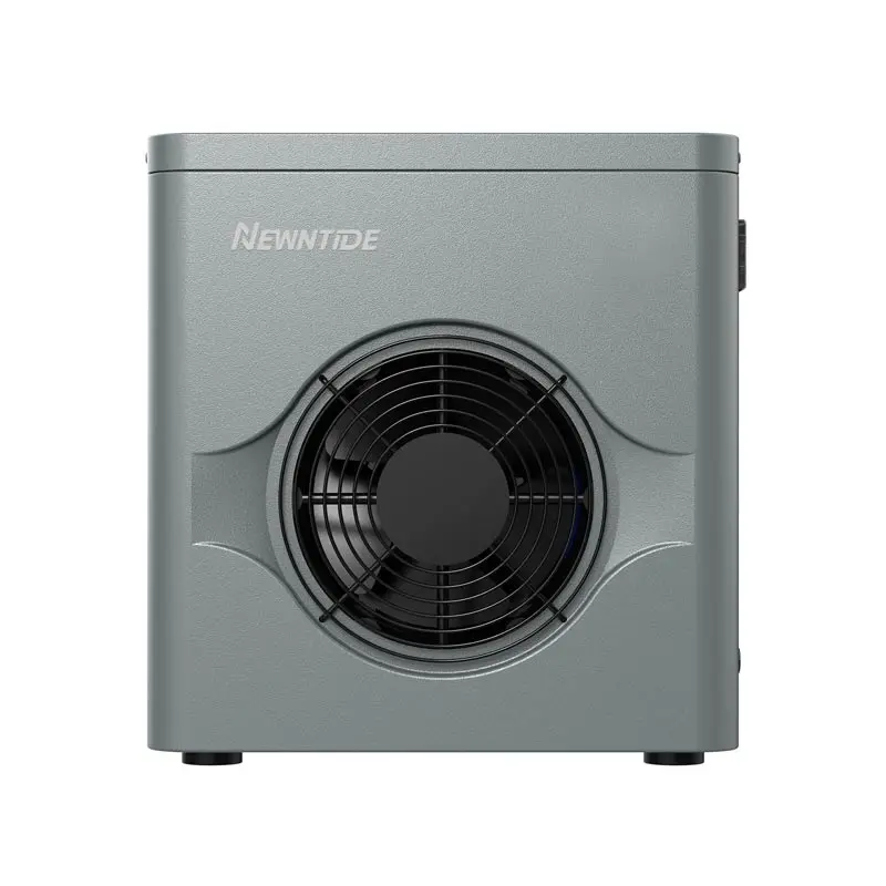 2022 Mini Swimming Pool Heat Pump Air Source Water Heater R32 Refrigerant Blue Black Grey