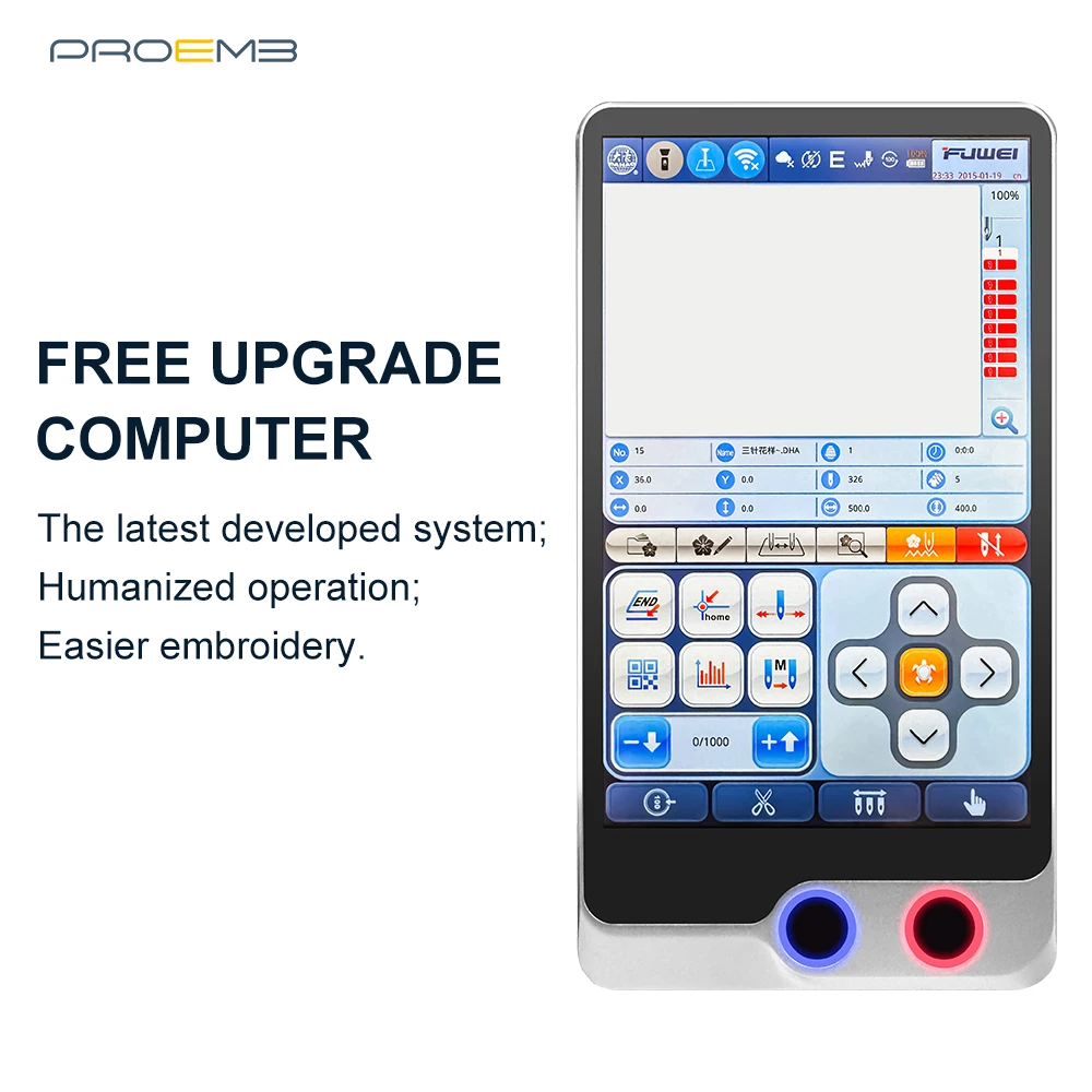 PROEMB Hot Sale Computer Cap Embroidery Beading Machine Single Head