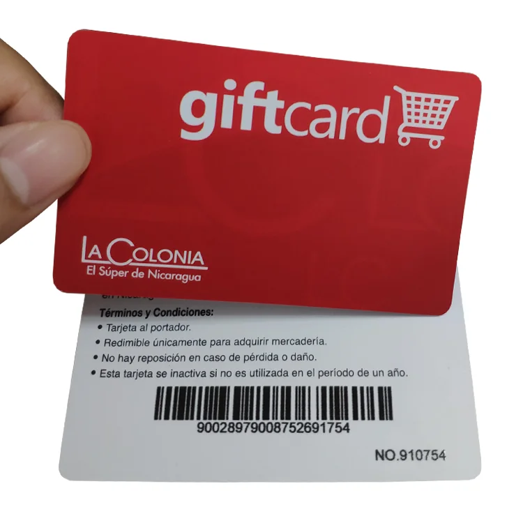 Custom Printing Business Magnetic Stripe Barcode Gift PVC Card Plastic Id Card Printer Film Lamination ISO, ROHS Professional
