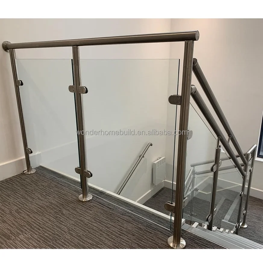 Guangdong stainless steel staircase hand railing stairs railing design