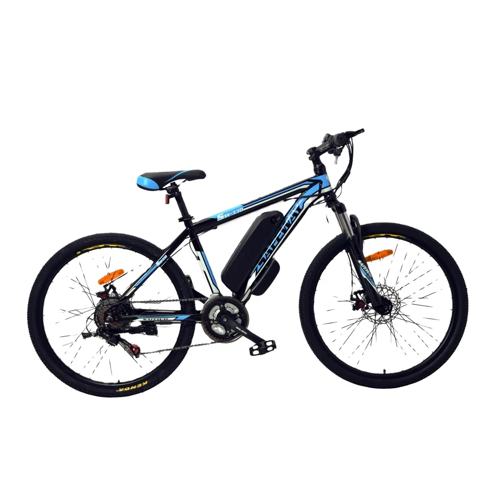 26 дюймов MTB Электрический велосипед 36V литиевая батарея 250W задний мотор модные фара для