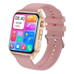 OEM Full Touch Amoled Bt Call Smart Watch Men Blood Oxygen Heart Rate Monitor Sport HK28 Smartwatch