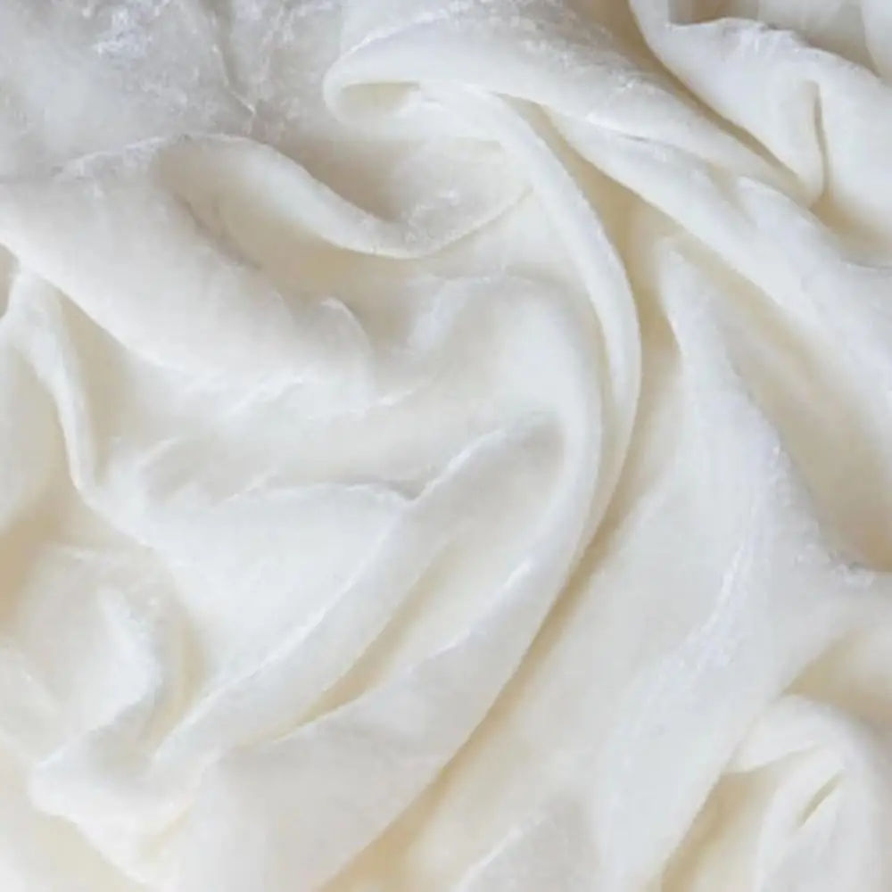 170gsm 44' Eco Friendly Silk Velvet Fabric 18%silk 82% rayon viscose velvet Silk Fabrics for garments and home textiles