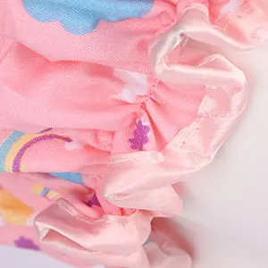 
High Quality New Double Layers Satin Custom Bathing Shower Cap Waterproof Hair Cap 