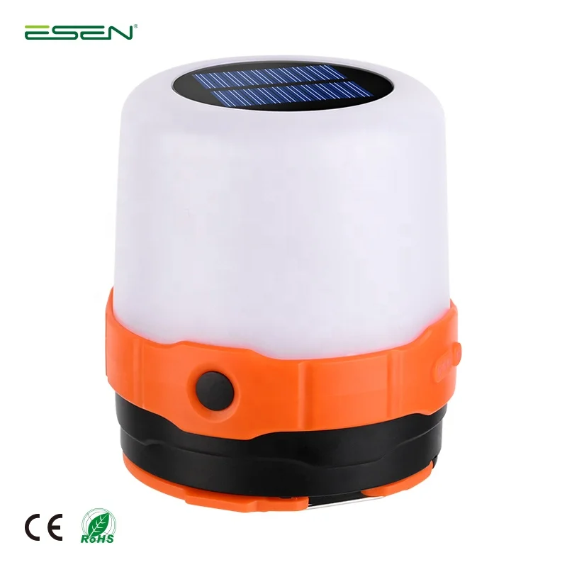 ESEN Hand Crank Dynamo Emergency led camping light outdoor portable solar power camping light