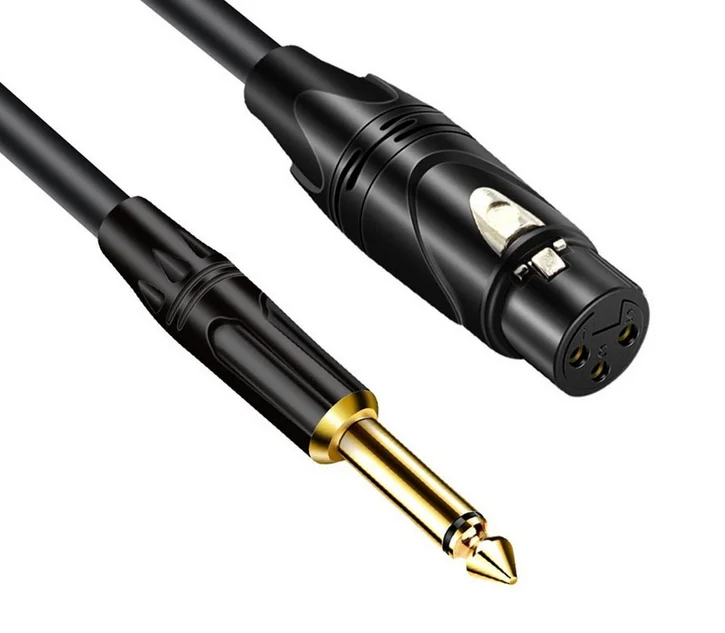 Professional Manufacturer of 6.35mm Male to 3P XLR Female Mono Cable