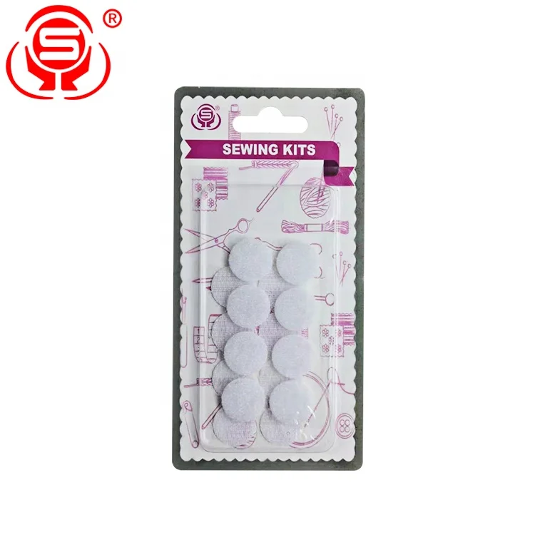 
Wholesale Adhesive Magic Tape Fastener Dots Sticky Self Adhesive Hook and Loop Back Dots Coins 