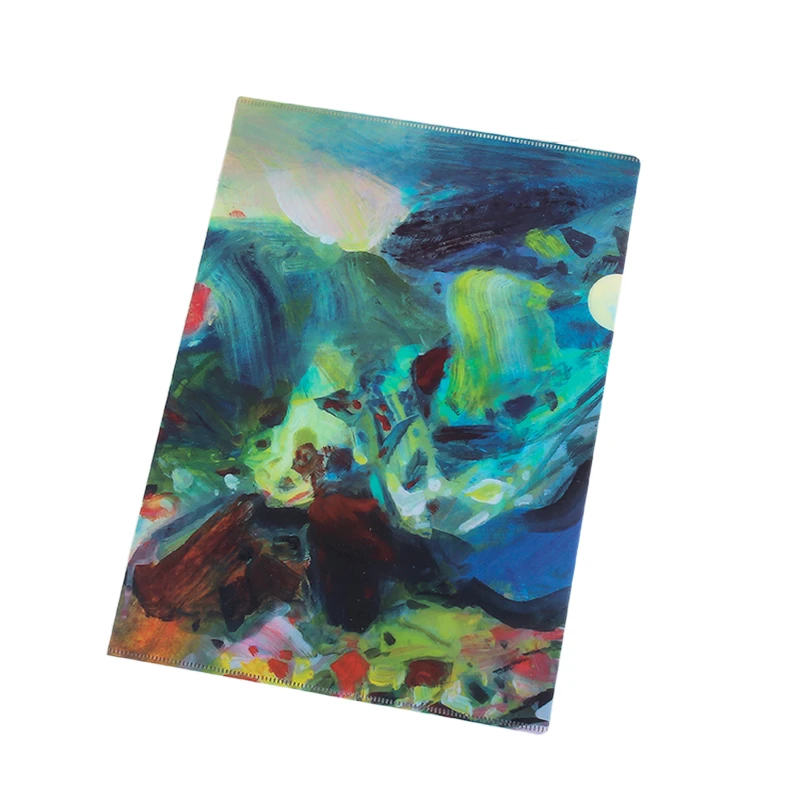 Hengyao Cost-Effective L-Shaped PP Folder New Good Sliding Bar for Document Organization Printed School Supply File Folder