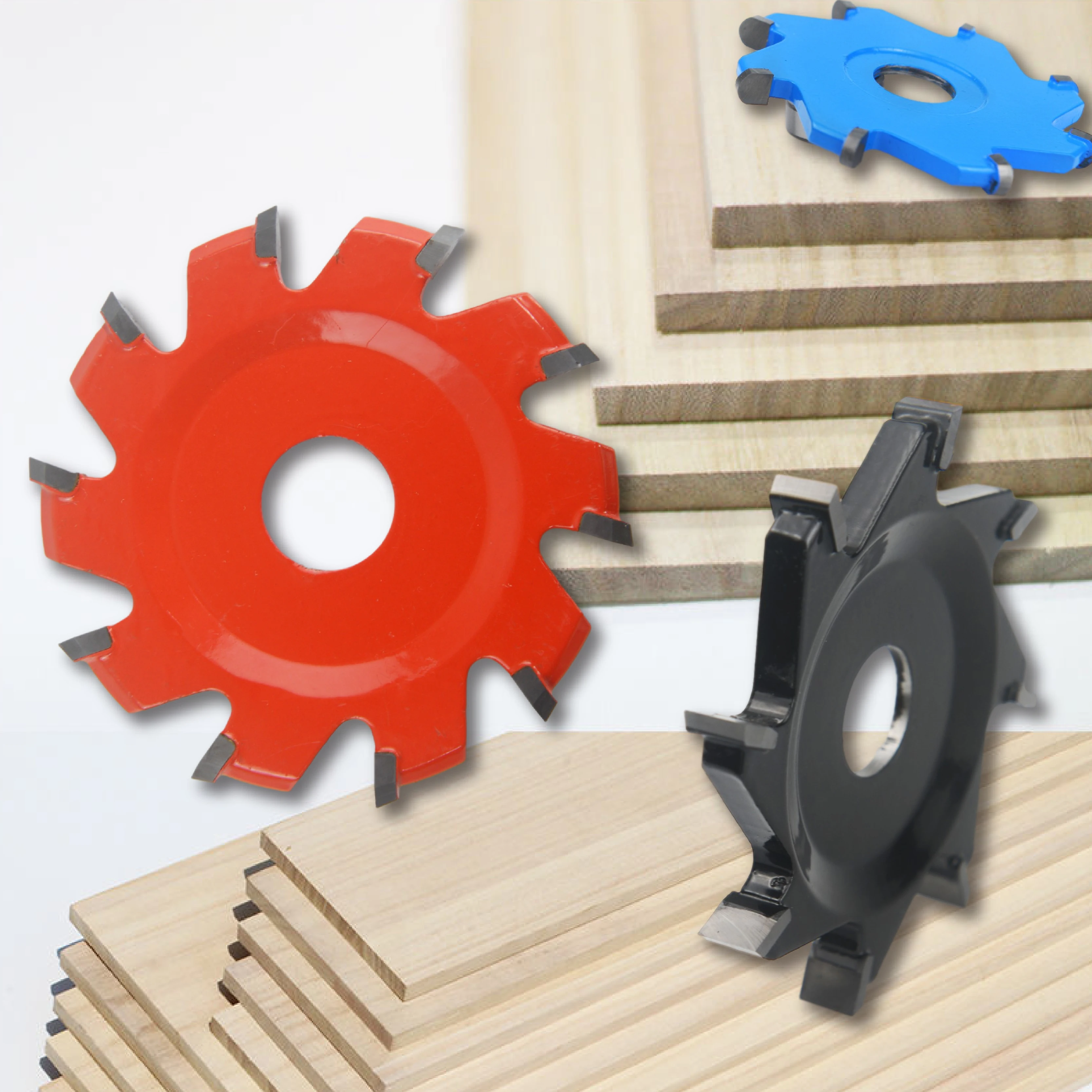 Aluminum Composite Panel Cutting Blade Wood Shaper Cutters Woodworking Slotting Saw Blade V-R-T-shaped