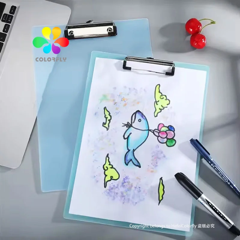 Multi Function Kids Writing Pad Office New Design Replied File Grey Board Learning