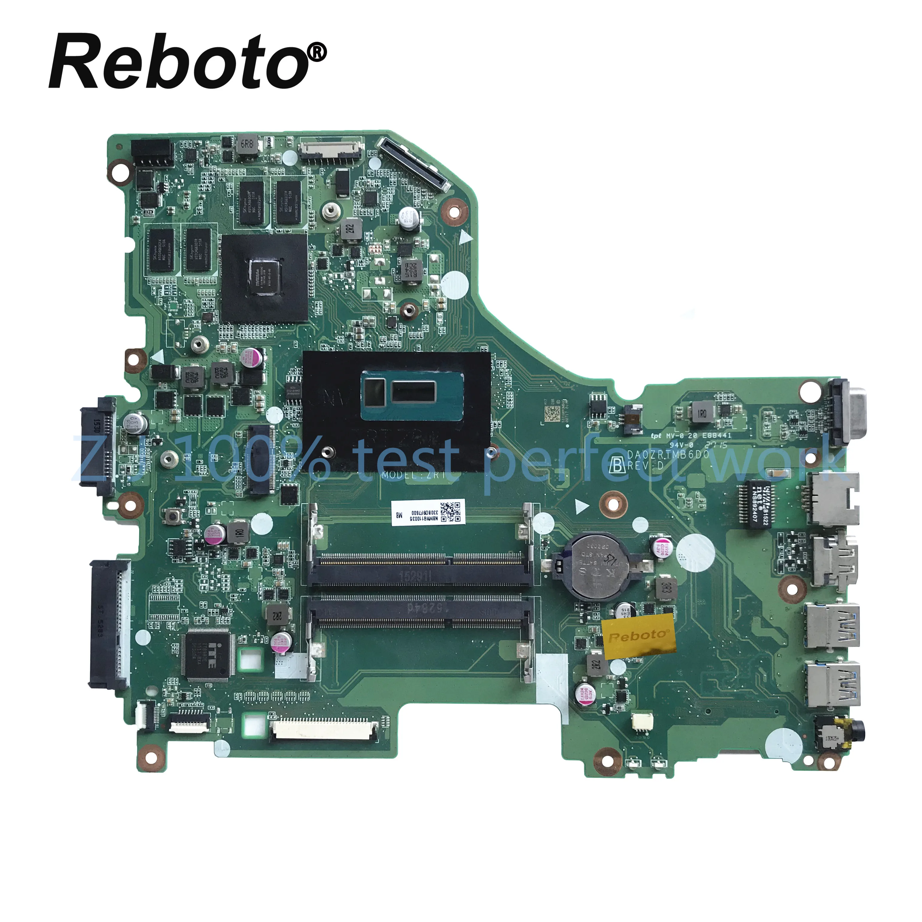 For ACER Aspire E5-573G Laptop Motherboard With i5-5200U CPU 940M 4GB GPU DAZAAMB16E0 NBMVG11003 NB.MVG11.003 DA0ZRTMB6D0